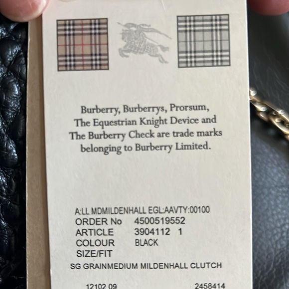 NWT Burberry Medium Mildenhall - Picture 4 of 17